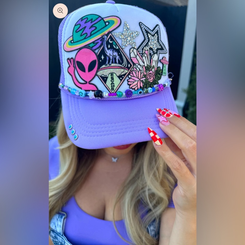 Dinos in Space Trucker Hat